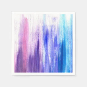 Serviette Jetable Pinceau rose violet Peinture Trucs Aquarelle Peint