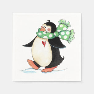 Serviette Jetable Pingouin