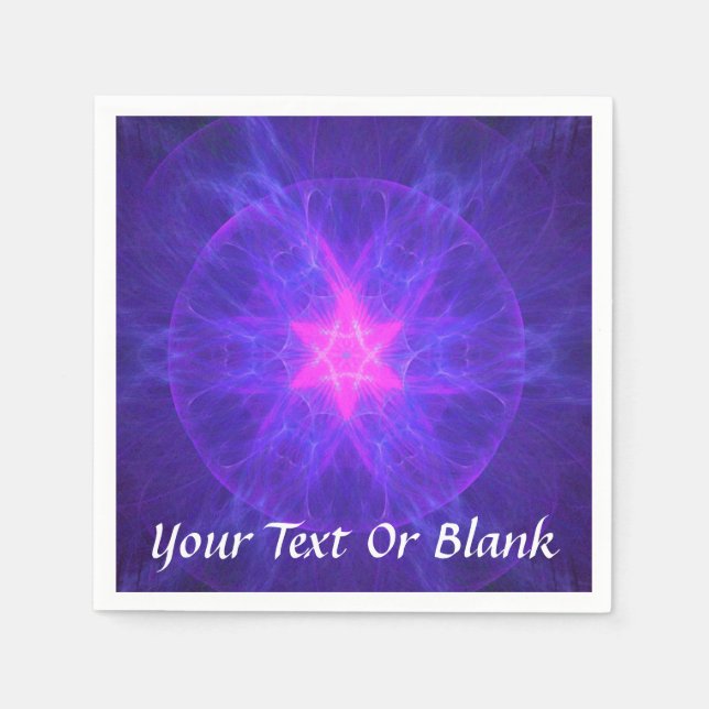 Serviette Jetable Pink Magen David (Devant)