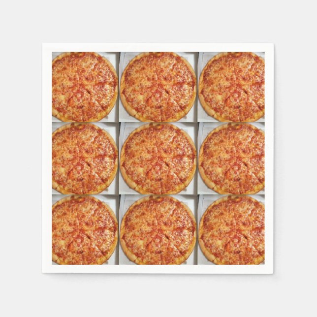Serviette Jetable Pizza Napkins (Devant)