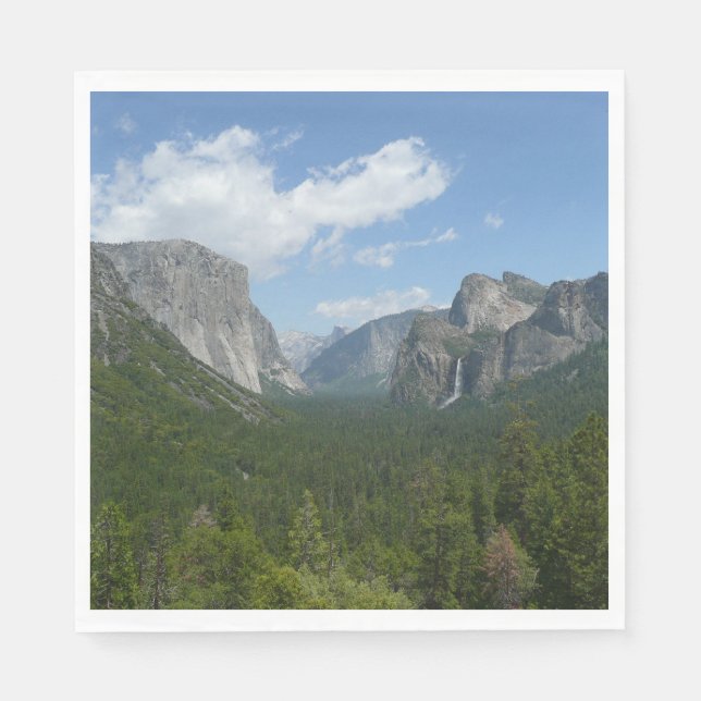 Serviette Jetable Point d'inspiration dans le parc national Yosemite (Devant)