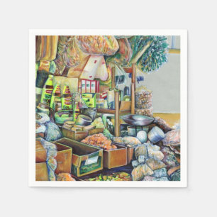 Serviette Jetable Promesses charmantes d'un centre Fine Tekka Singap