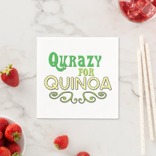 Serviette Jetable Qurazy pour Quinoa © - Funny Quinoa thème