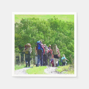 SERVIETTE JETABLE RANDONNÉE