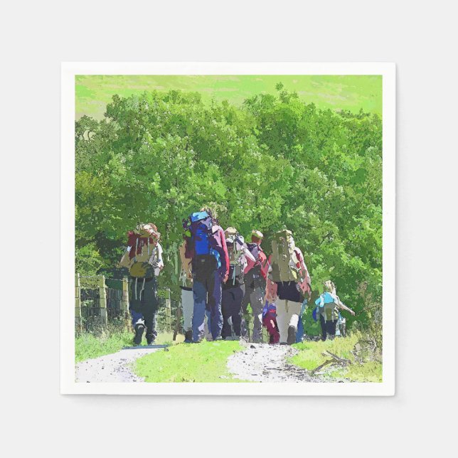 SERVIETTE JETABLE RANDONNÉE (Devant)