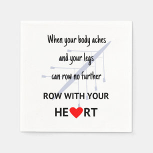Serviette Jetable Rangez avec votre motivation cardiaque