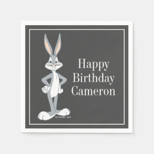 Serviette Jetable Regard fixe de lapin du ™   de BUGS BUNNY