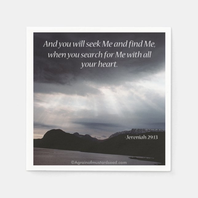 Serviette Jetable Religieux (Devant)