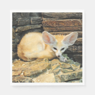 Serviette Jetable Renard mignon de fennec