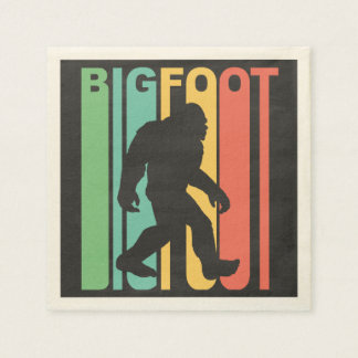 Serviette Jetable Retro Bigfoot
