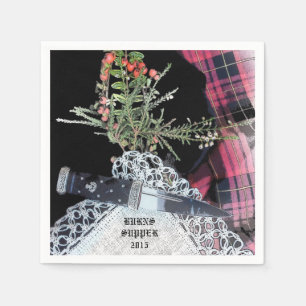 Serviette Jetable Robbie brûle les serviettes de dîner décontract