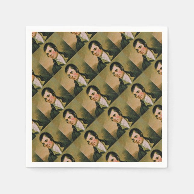 Serviette Jetable Robert Burn, célébrant la nuit de Burn (Devant)