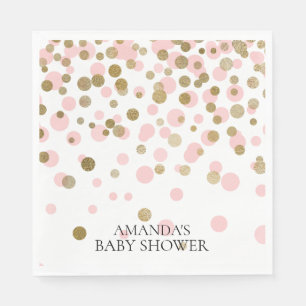 Serviette Jetable Rose et serviettes de papier de douche de
