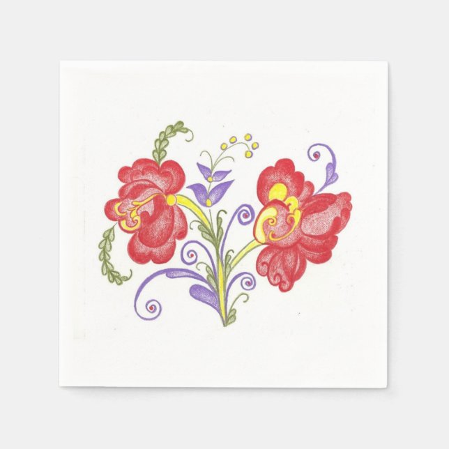 Serviette Jetable Rosemal Napkins (Devant)