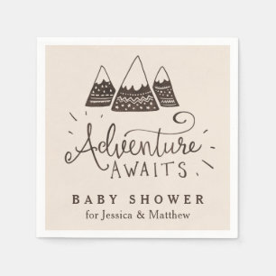 Serviette Jetable Russe Aventure Baby shower à thème serviettes