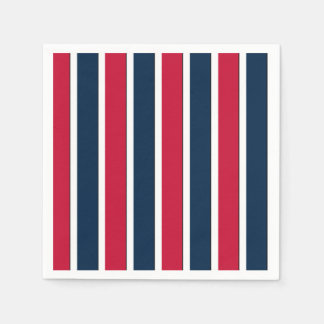 Serviette Jetable RWB Bande de cordon de baseball 1 PAPIER NAPKINS