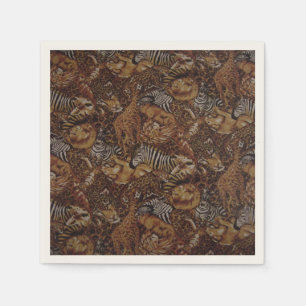 SERVIETTE JETABLE SAFARI JUNGLE