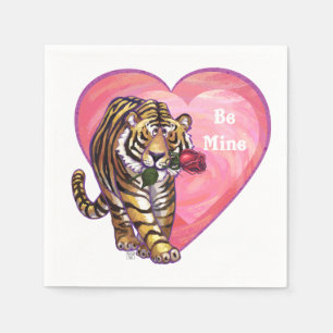 Serviette Jetable Saint Valentin de Tigre