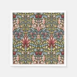 Serviette Jetable Schéma floral William Morris Snakeshead