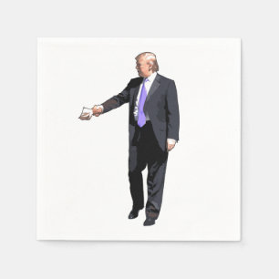 Serviette Jetable Serviettes de cocktail de Donald Trump