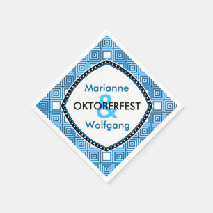 Serviette Jetable Serviettes de Oktoberfest personnelles
