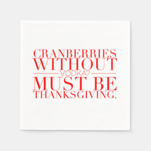 Serviette Jetable Serviettes drôles de thanksgiving