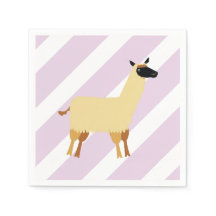 serviettes en lama