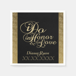 Serviette Jetable Serviettes mariage Champagne