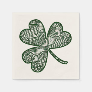 Serviette Jetable Shamrock