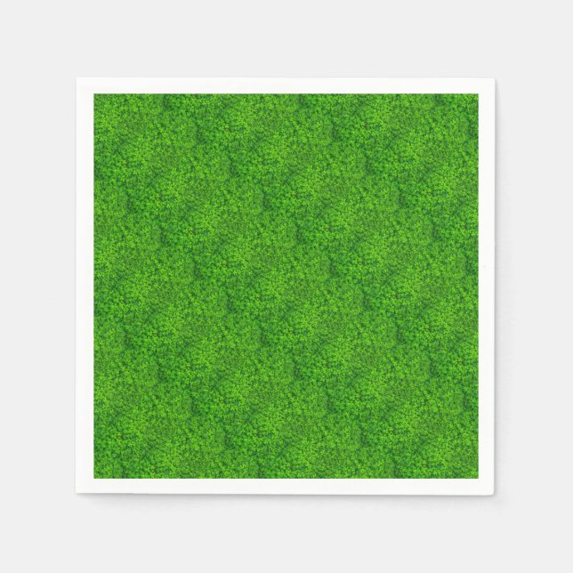 Serviette Jetable Shamrock Green Irish Saint Patricks Day Irlande (Devant)