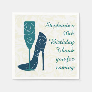 Serviette Jetable Sip dans les serviettes de papier de Champagne de