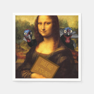 Serviette Jetable Smile Et Mange Tofurkey