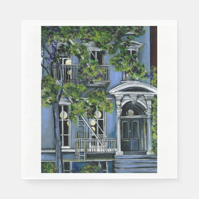 Serviette Jetable Sphères lumineuses de l'intérieur (Devant)