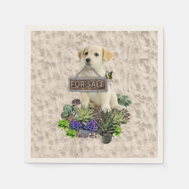 Serviette Jetable Succulents à vendre (Devant)