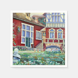 Serviette Jetable Suède, Paysage Traditionnel