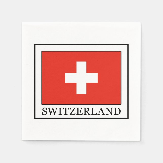 Serviette Jetable Suisse (Devant)