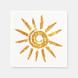 Serviette Jetable Sun d'or