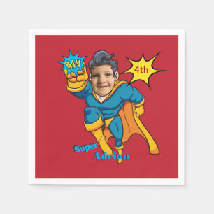 Serviette Jetable Super Special Enfants 🌟 Superhero