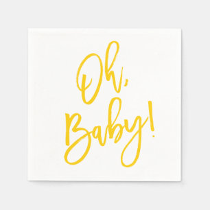 Serviette Jetable Sweet Sprigs Baby shower neutre genre Napkin