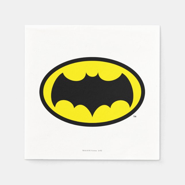 Serviette Jetable Symbole Batman (Devant)