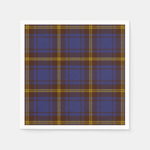 Serviette Jetable Tartan d'Irlandais de Sligo du comté