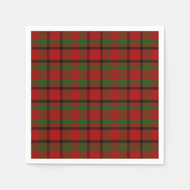Serviette Jetable Tartan irlandais Tipperary (Devant)