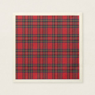 Serviette Jetable Tartan royal de Stewart
