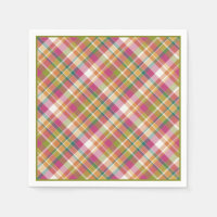 Tartan Vintage rétro Tartan Carré Motif