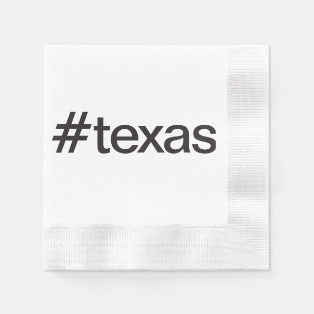 Serviette Jetable texas (Devant)