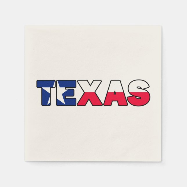 Serviette Jetable Texas (Devant)