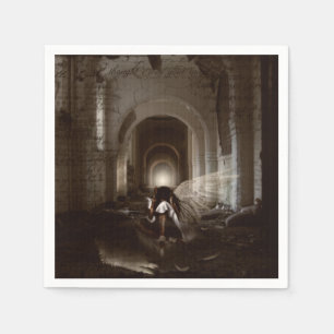 Serviette Jetable Tombé Je Pensais Que J'Étais Ton Ange