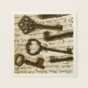 Serviette Jetable Touches antiques