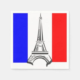Serviette Jetable Tour Eiffel France
