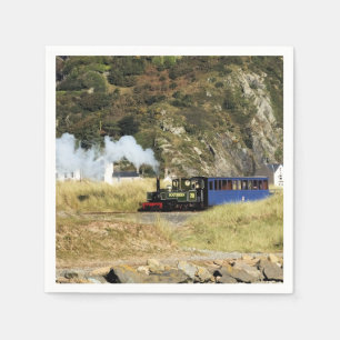 SERVIETTE JETABLE TRAINS À VAPEUR